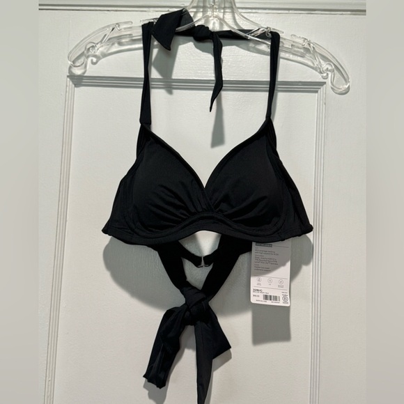 Athleta Bra Cup Wrap Halter Bikini Top 32B/C NWT - Picture 6 of 12